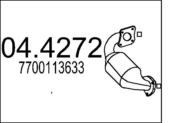 MTS 04.4272 Katalyzátor