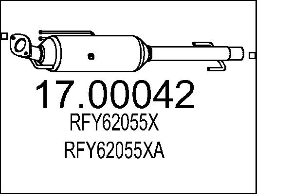 MTS 17.00042 Filtr pevnych...