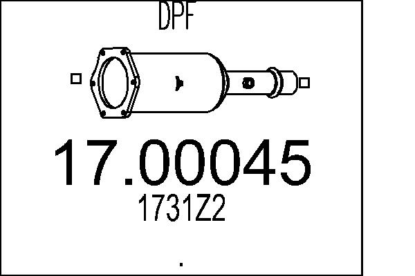 MTS 17.00045 Filtr pevnych...