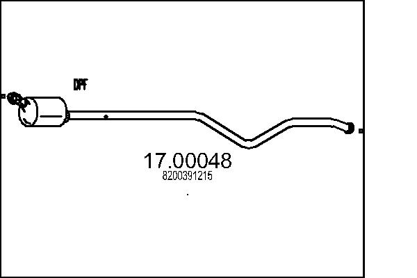 MTS 17.00048 Filtr pevnych...