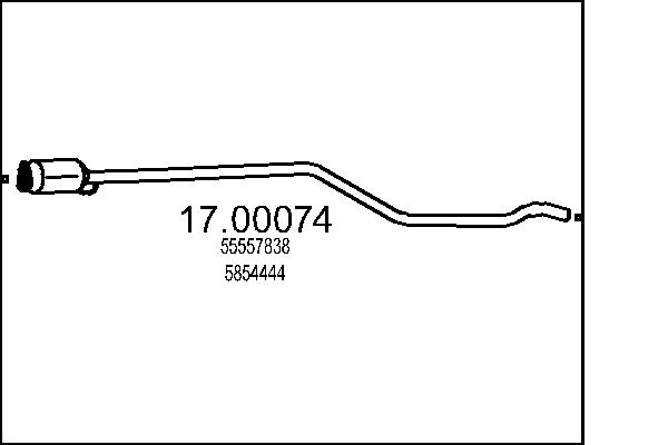 MTS 17.00074 Filtr pevnych...