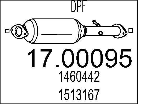 MTS 17.00095 Filtr pevnych...