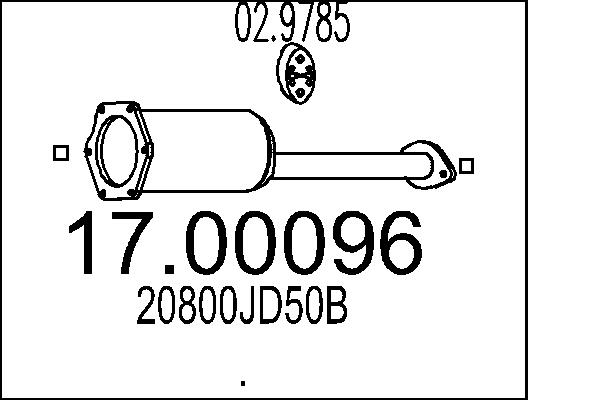 MTS 17.00096 Filtr pevnych...