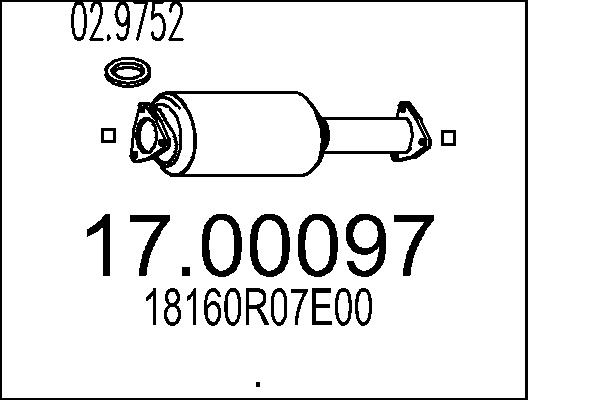 MTS 17.00097 Filtr pevnych...