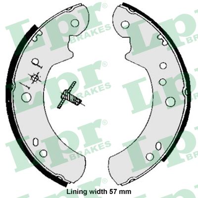 LPR 05060B Kit ganasce freno-Kit ganasce freno-Ricambi Euro