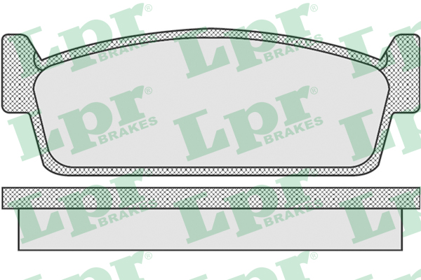 LPR 05P925 Kit pastiglie freno, Freno a disco-Kit pastiglie freno, Freno a disco-Ricambi Euro