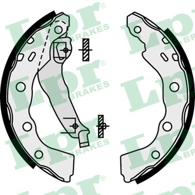 LPR 07740 Kit ganasce freno-Kit ganasce freno-Ricambi Euro