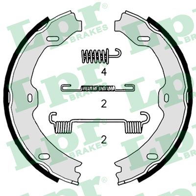 LPR 09020K Kit ganasce, Freno stazionamento-Kit ganasce, Freno stazionamento-Ricambi Euro
