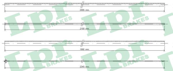 LPR C0036A Cavo acceleratore-Cavo acceleratore-Ricambi Euro