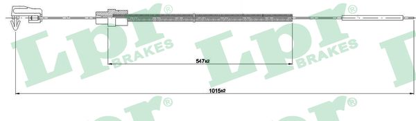 LPR C0078A Accelerator Cable for RENAULT