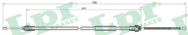 LPR C0135B Cavo comando, Freno stazionamento