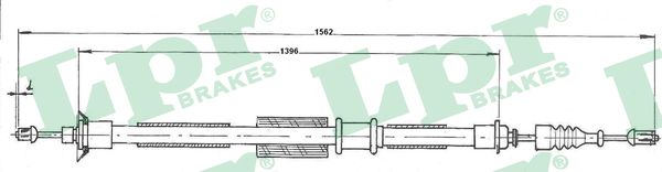 LPR C0199B Cavo comando, Freno stazionamento