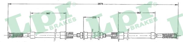 LPR C0276B Cavo comando, Freno stazionamento