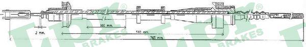 LPR C0370C Cavo comando, Comando frizione-Cavo comando, Comando frizione-Ricambi Euro