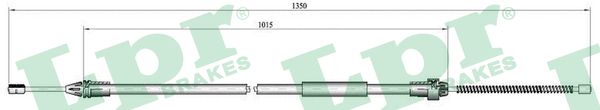 LPR C0685B Cavo comando, Freno stazionamento-Cavo comando, Freno stazionamento-Ricambi Euro