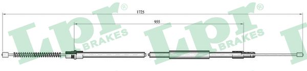 LPR C1261B Cavo comando, Freno stazionamento-Cavo comando, Freno stazionamento-Ricambi Euro