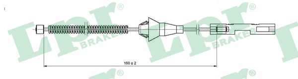 LPR C1660B Cavo comando, Freno stazionamento