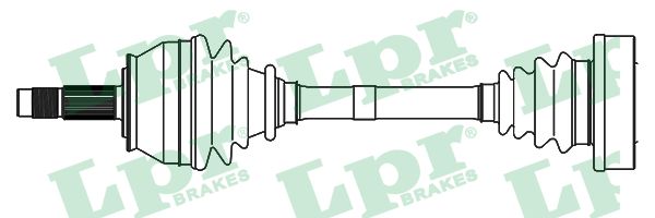 LPR DS13034 Albero motore/Semiasse