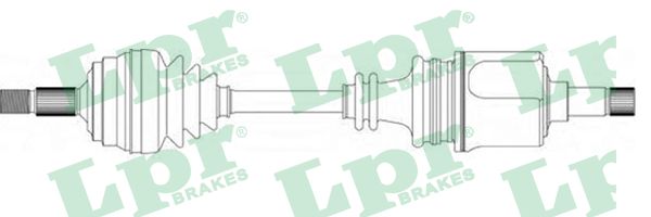 LPR DS16068 Albero motore/Semiasse-Albero motore/Semiasse-Ricambi Euro