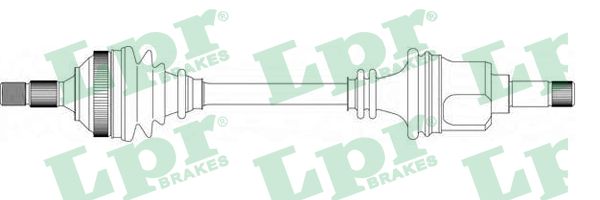 LPR DS38046 Albero motore/Semiasse-Albero motore/Semiasse-Ricambi Euro