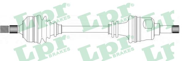 LPR DS38127 Albero motore/Semiasse