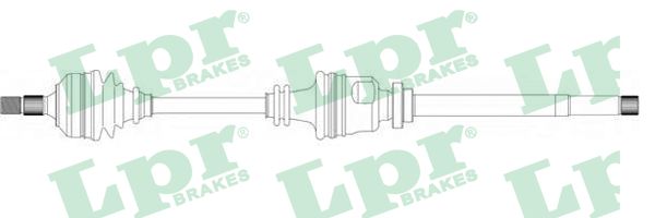 LPR DS38128 Albero motore/Semiasse