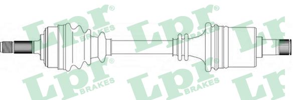 LPR DS40007 Albero motore/Semiasse-Albero motore/Semiasse-Ricambi Euro