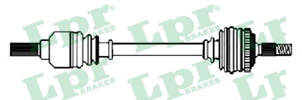 LPR DS52282 Albero motore/Semiasse-Albero motore/Semiasse-Ricambi Euro