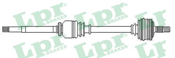 LPR DS52368 Albero motore/Semiasse-Albero motore/Semiasse-Ricambi Euro