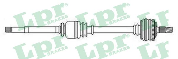 LPR DS52653 Albero motore/Semiasse-Albero motore/Semiasse-Ricambi Euro