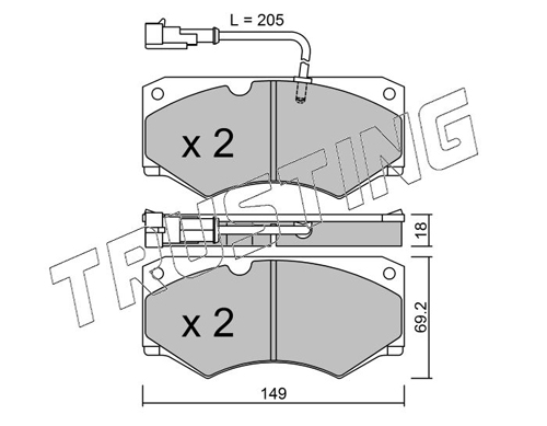 TRUSTING 016.7 Kit...