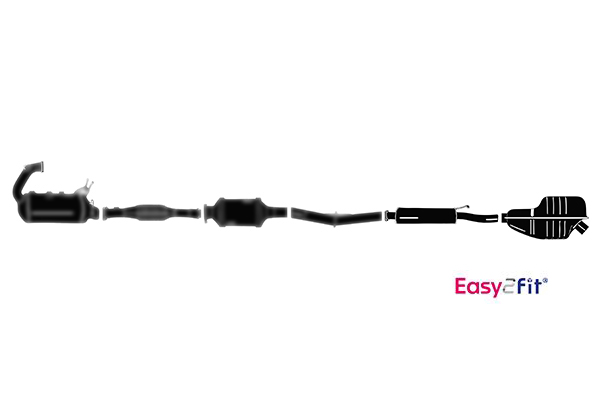 HELLA 8LP 366 917-091 Σύστημα εξάτμισης for VW