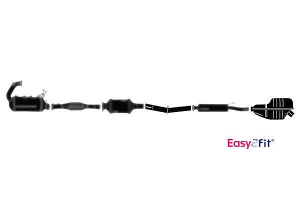 HELLA 8LP 366 906-801 Σύστημα εξάτμισης for PEUGEOT