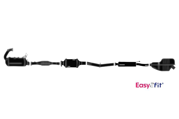 HELLA 8LP 366 914-581 Σύστημα εξάτμισης for CITROËN