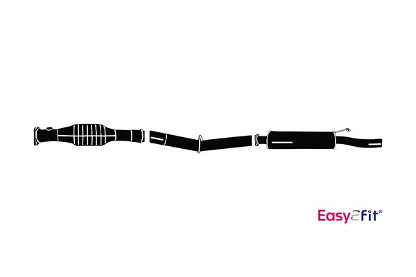 HELLA 8LP 366 902-371 Σύστημα εξάτμισης for OPEL VAUXHALL