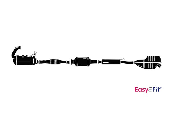 HELLA 8LP 366 922-351 Σύστημα εξάτμισης for RENAULT