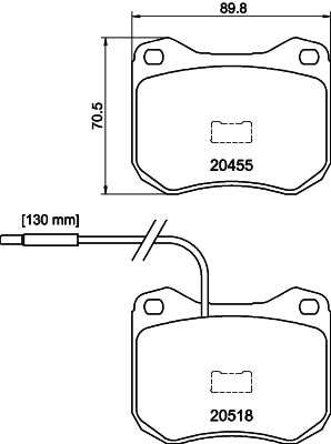 HELLA 8DB 355 017-421 Sada...