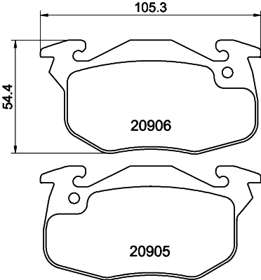 HELLA 8DB 355 019-141 Sada...