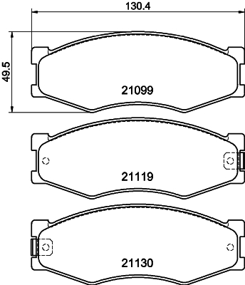 HELLA 8DB 355 005-621 Sada...