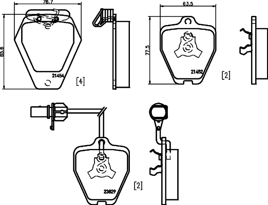 HELLA 8DB 355 010-191 Sada...