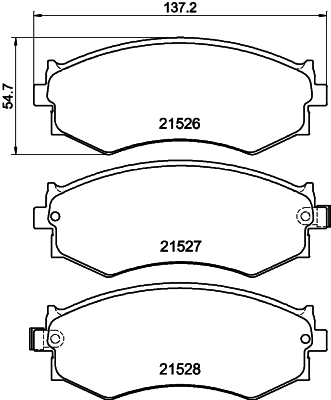 HELLA 8DB 355 006-421 Sada...