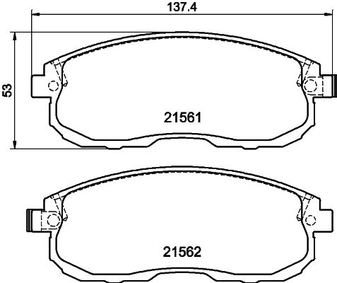 HELLA 8DB 355 013-991 Sada...