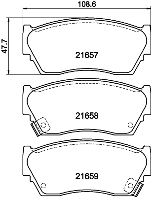 HELLA 8DB 355 016-351 Sada...