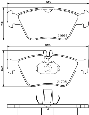 HELLA 8DB 355 007-831 Sada...