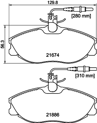 HELLA 8DB 355 018-221 Sada...