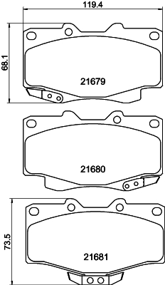 HELLA 8DB 355 016-401 Sada...