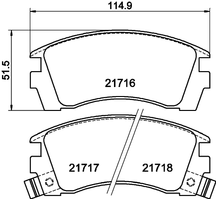 HELLA 8DB 355 016-551 Sada...