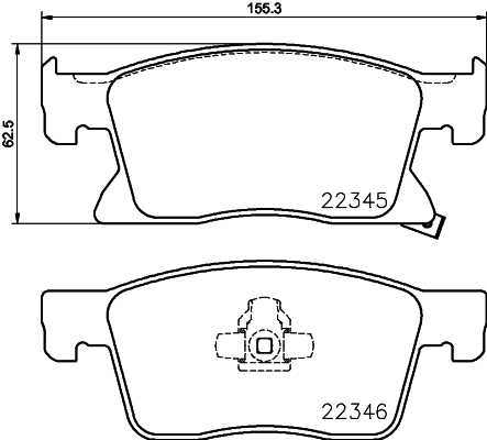 HELLA 8DB 355 024-781 Sada...