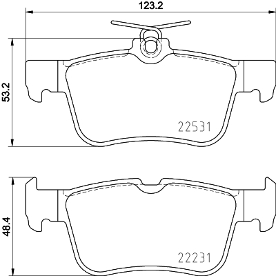 HELLA 8DB 355 025-491 Sada...