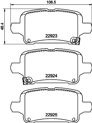 HELLA 8DB 355 037-721 Sada...